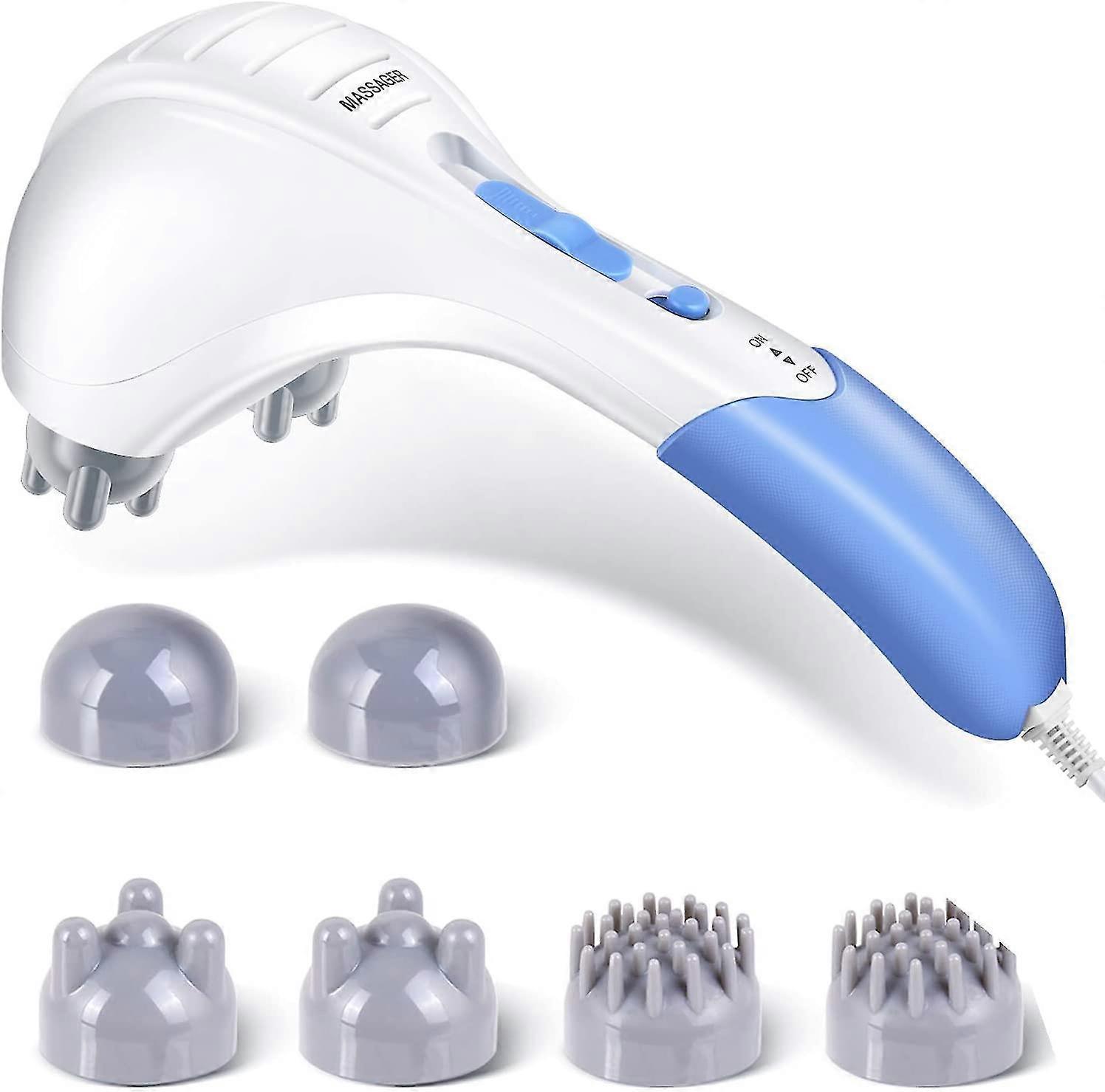 Tinor Electric Back Massager , Handheld Massagers Double Head Deep Tissue Percussion Massages For Full Body Massage For Neck, Shoulder, Head, Foot,...