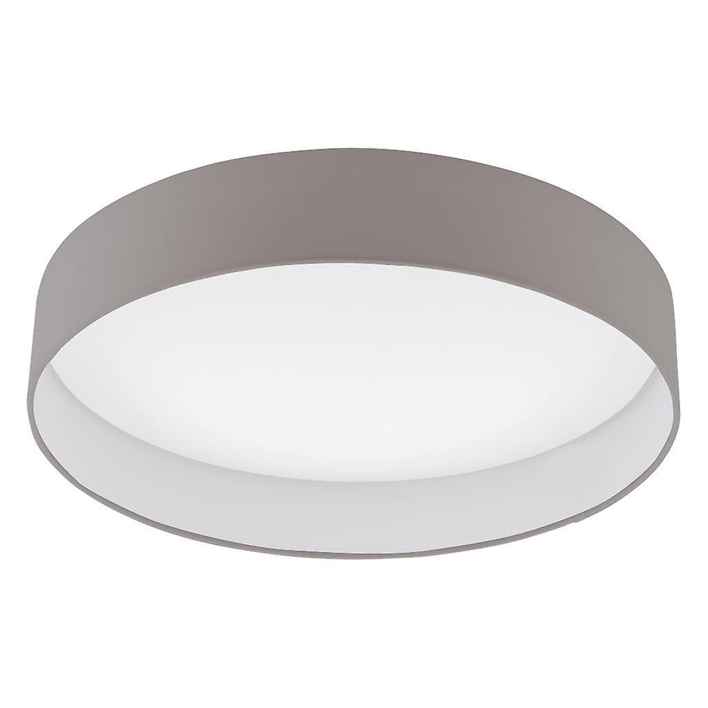 Eglo Lighting Palomaro LED Flush Ceiling Light White, Fabric