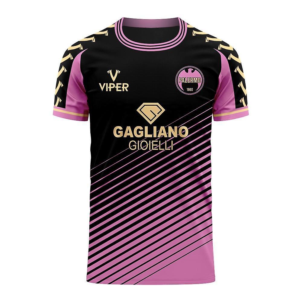 Viper Sportswear Palermo 2024-2025 Away Concept Football Kit (Viper) Black XXL