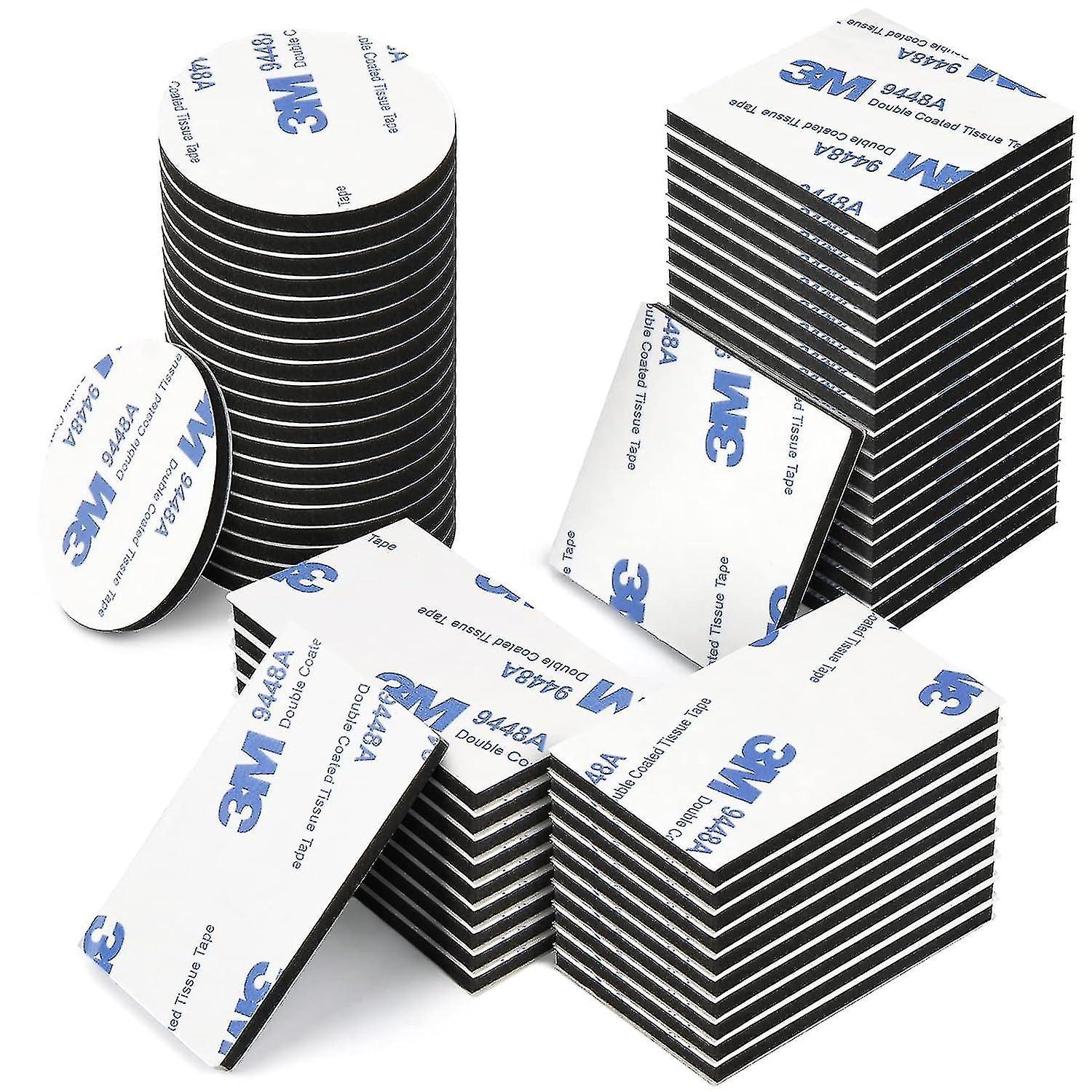 Double Sided 3m Adhesive Pads - 60pcs Foam Tape Pads For Mounting