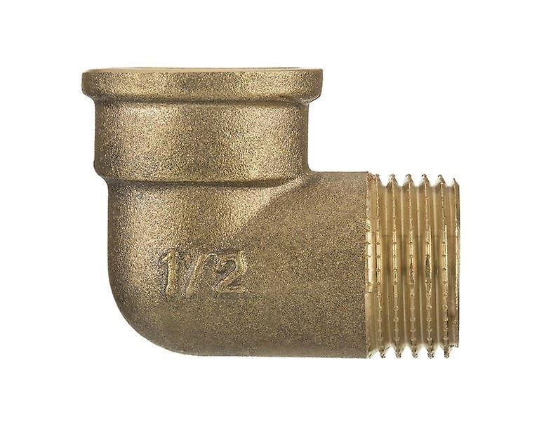 Invena 3/8" 1/2" 3/4" 1" BSP Thread Pipe Elbow Male x Female Fittings Brass 3/4" BSP