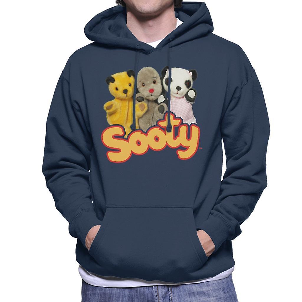 Sooty Sweep & Soo Men's Hooded Sweatshirt Navy Blue Medium