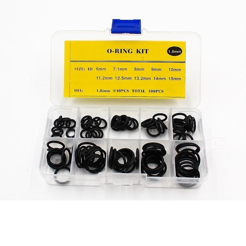 Slowmoose O-rings Rubber Seal, Nbr Sealing, Nitrile Washer, O-ring Set BNB100-1.8mm