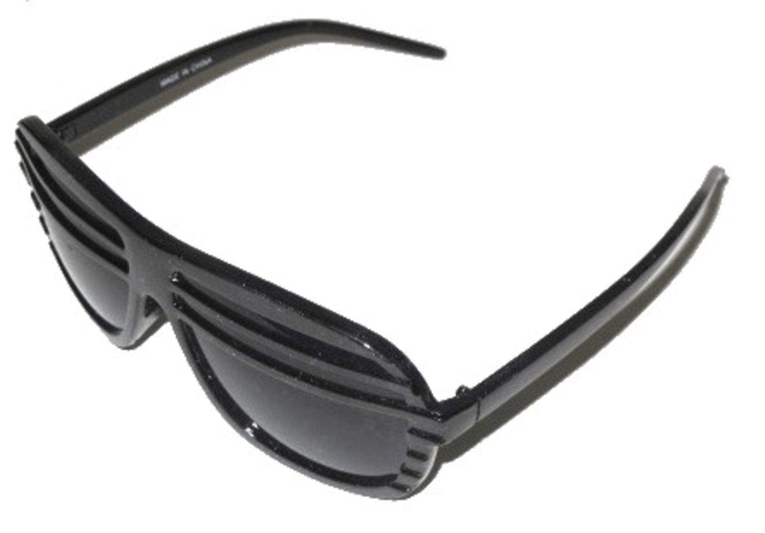 Hiprock Shutter Shades Glass Multiple Colors Black