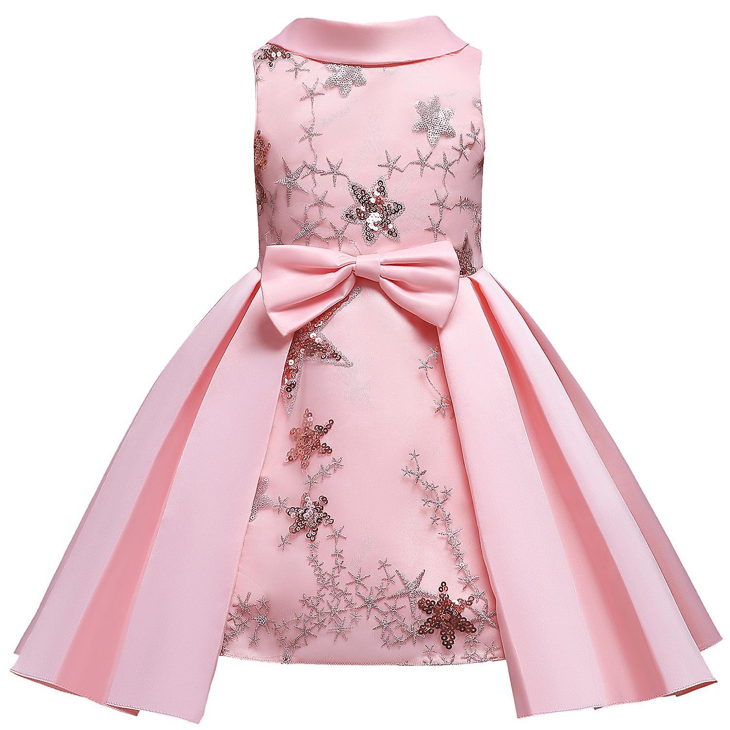 Keluosi Girls Dress Birthday Cocktail Dresses Princess Dresses Pink 3-4 Years