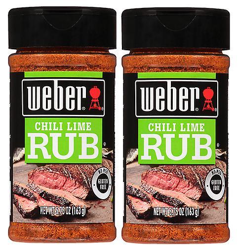 Weber Grill Chili Lime Rub Seasoning 2 Pack