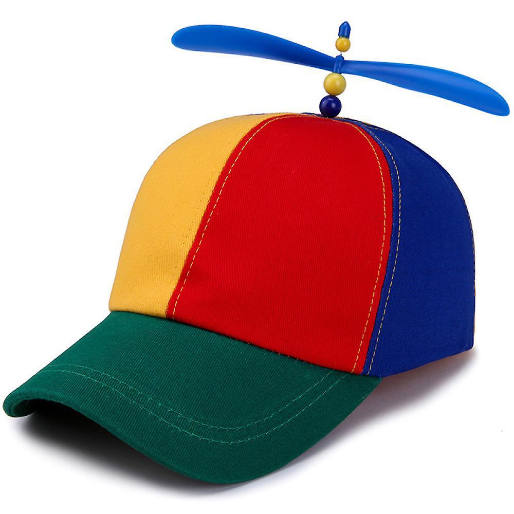 Tcgg-bunte Propellermtze | 100% Atmungsaktiver Baumwolle Propeller-mtze | Hubschraubermtze | Hubschrauber-kappe | Baseball Cap Fr Erwachsene & Kinder