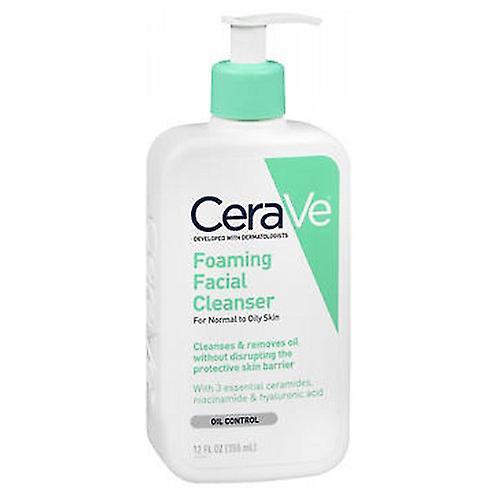 Cerave  Foaming Facial Cleanser, 12 Oz (Pack of 1)