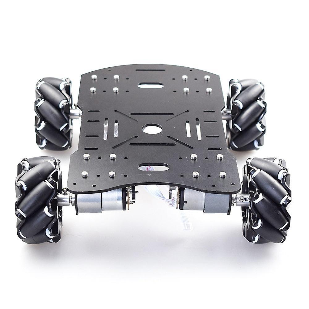 Slowmoose Load Metal Omni Mecanum Wheel Robot Car Chassis -kit With Encoder Motor Single Chassis