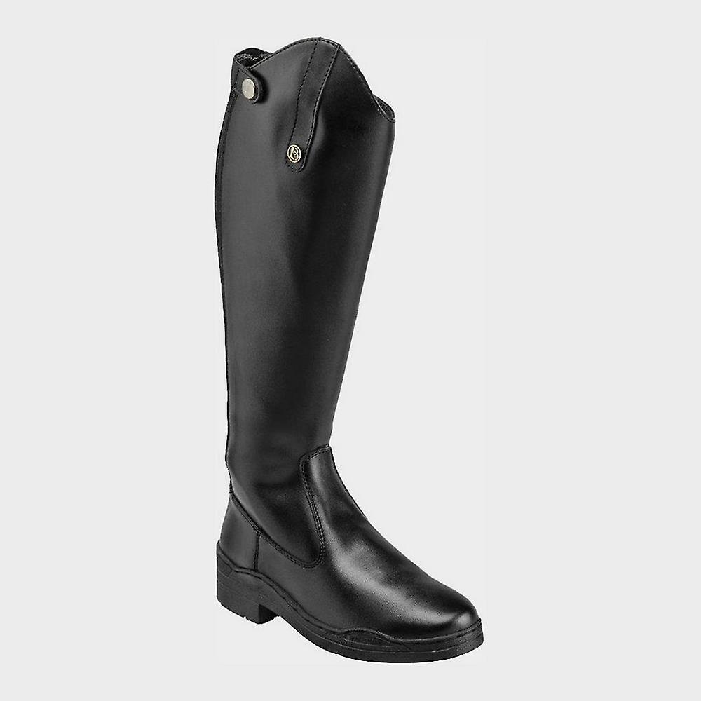 Brogini Women's Stylish Modena Synthetic Riding Boot, Outdoor Footwear Black 41RW