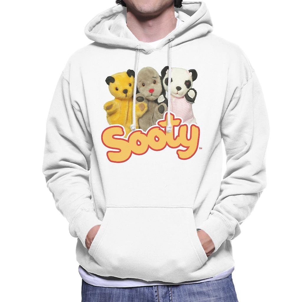 Sooty Sweep & Soo Men's Hooded Sweatshirt White Medium