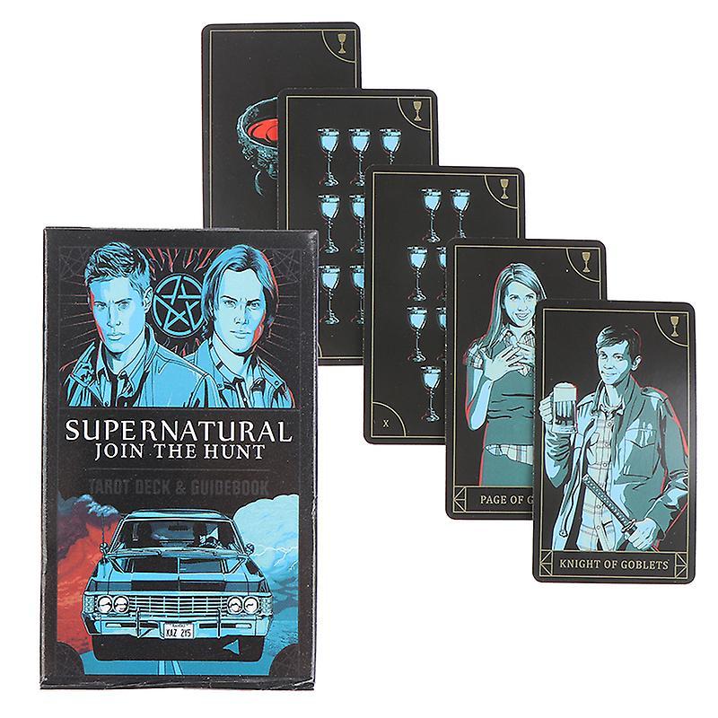 Unbrand Supernatural Tarot Cards Oracle Cards Party Prophecy Divination Board Game Gift Multicolor one size