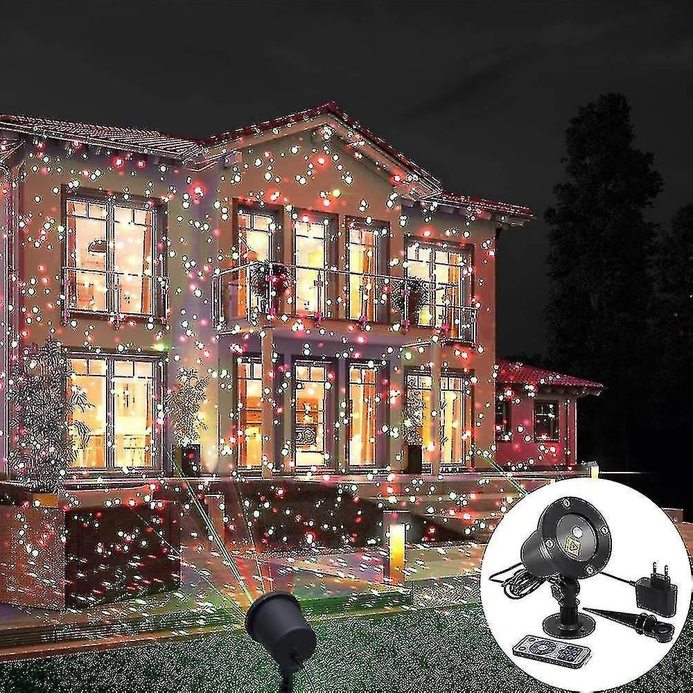 Youte Christmas Led Projector Outdoor Landscape Stage Xmas Lamp Led Stage Light EU Plug