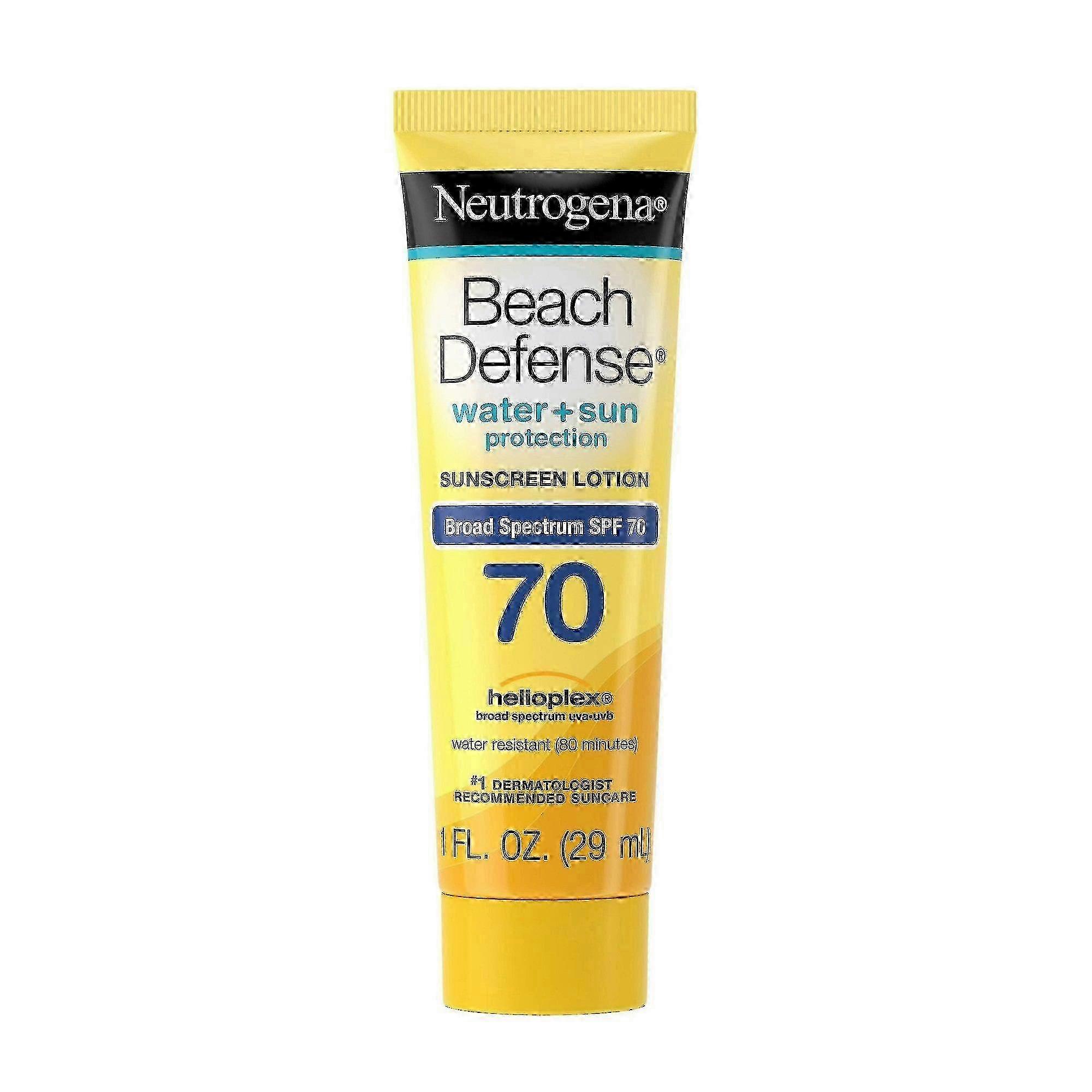 Neutrogena Beach Defense Body Sunscreen Lotion, Spf 70, 1 Oz