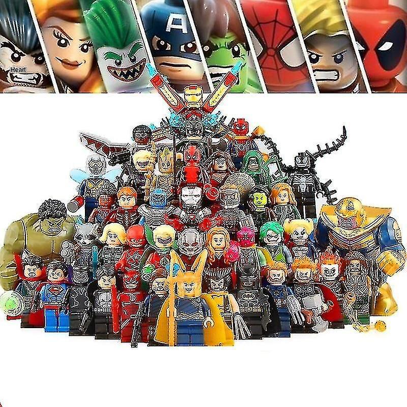 Santic Superheroes 40pcs Collection Iron Man Mk Building Figures Assembled Minifigures2023 Gifts