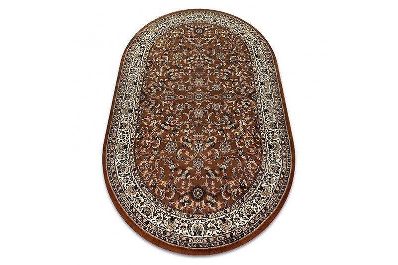 Dywany Łuszczów Carpet ROYAL ADR oval design 1745 brown 150x250 cm