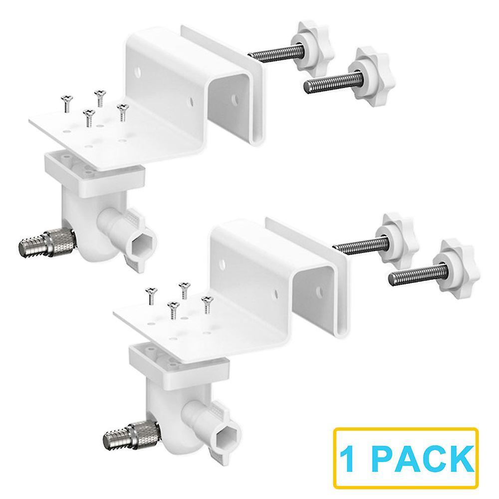 Unbrand Outdoor Gutter Mount For Eufycam 2c/eufycam 2/eufycam E,eufy Security Camera Accessories 180 Degree Swivel Mounting Brackets 2 Pack-White