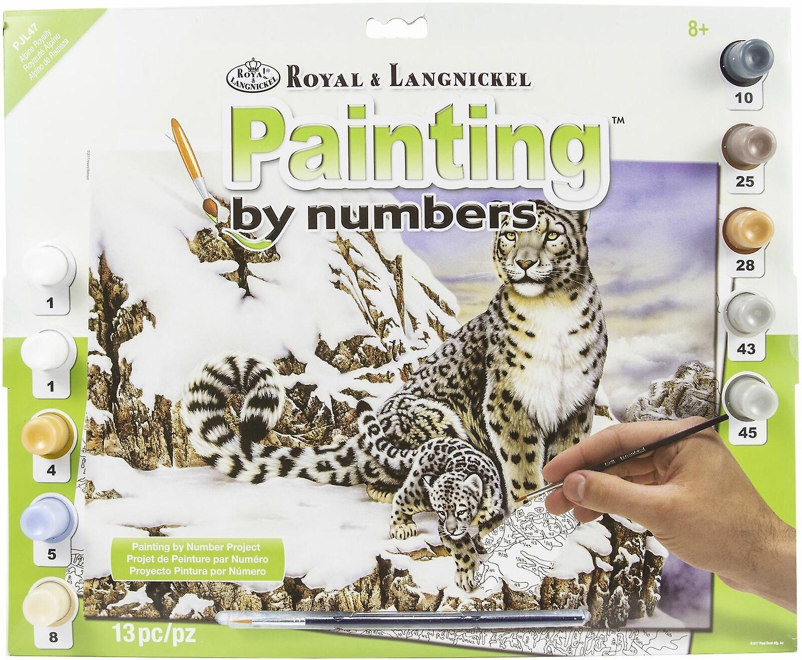 Paint By Number Kit Large   Alpine Royalty