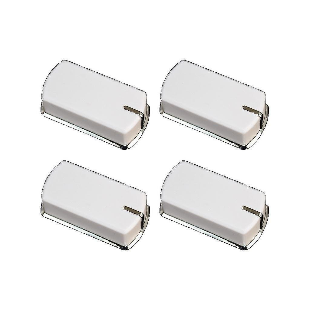 Ufixt Belling Compatible White Silver Oven Cooker Hob Grill Control Knob Pack of 4