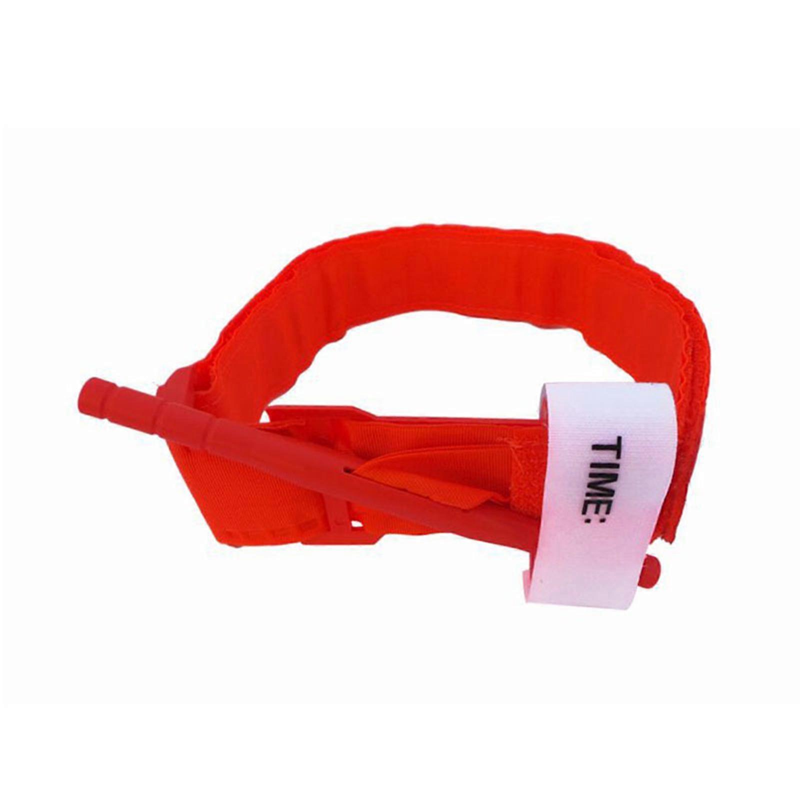 Flye Tourniquet Spinning One-handed Tourniquet Arterial Emergency Tourniquet Outdoor Emergency Rescue Bandage  95CM Orange