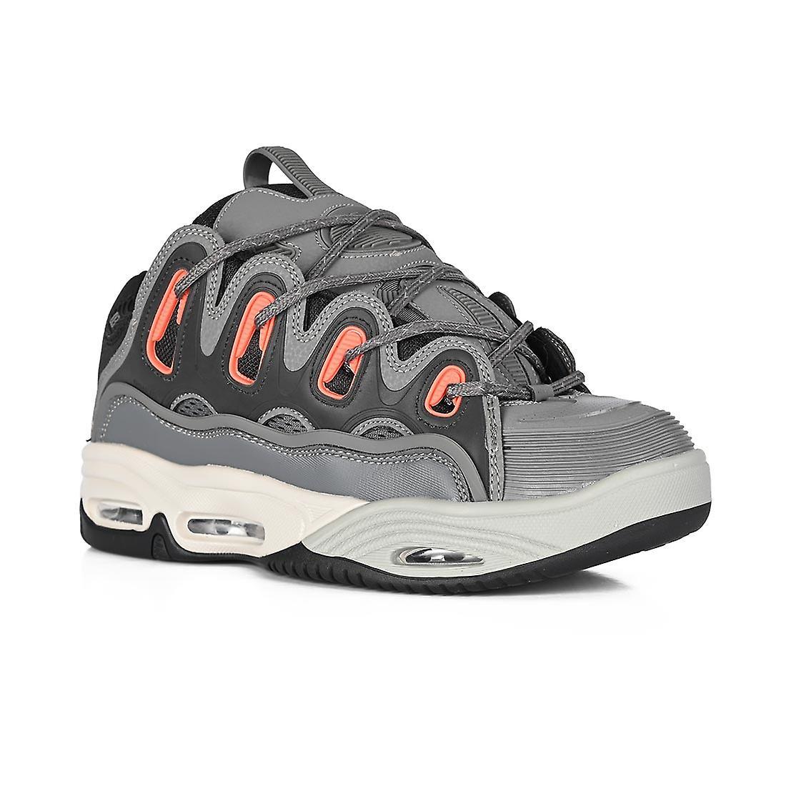 Osiris D3 2001 Skate Shoes - Charcoal/Orange/Black Grey UK 8 / EU 42