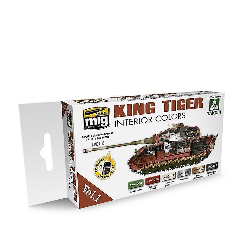 Mig Ammo Ammo by Mig King Tiger Interior Colour (Special Takom Edition) Vol 1