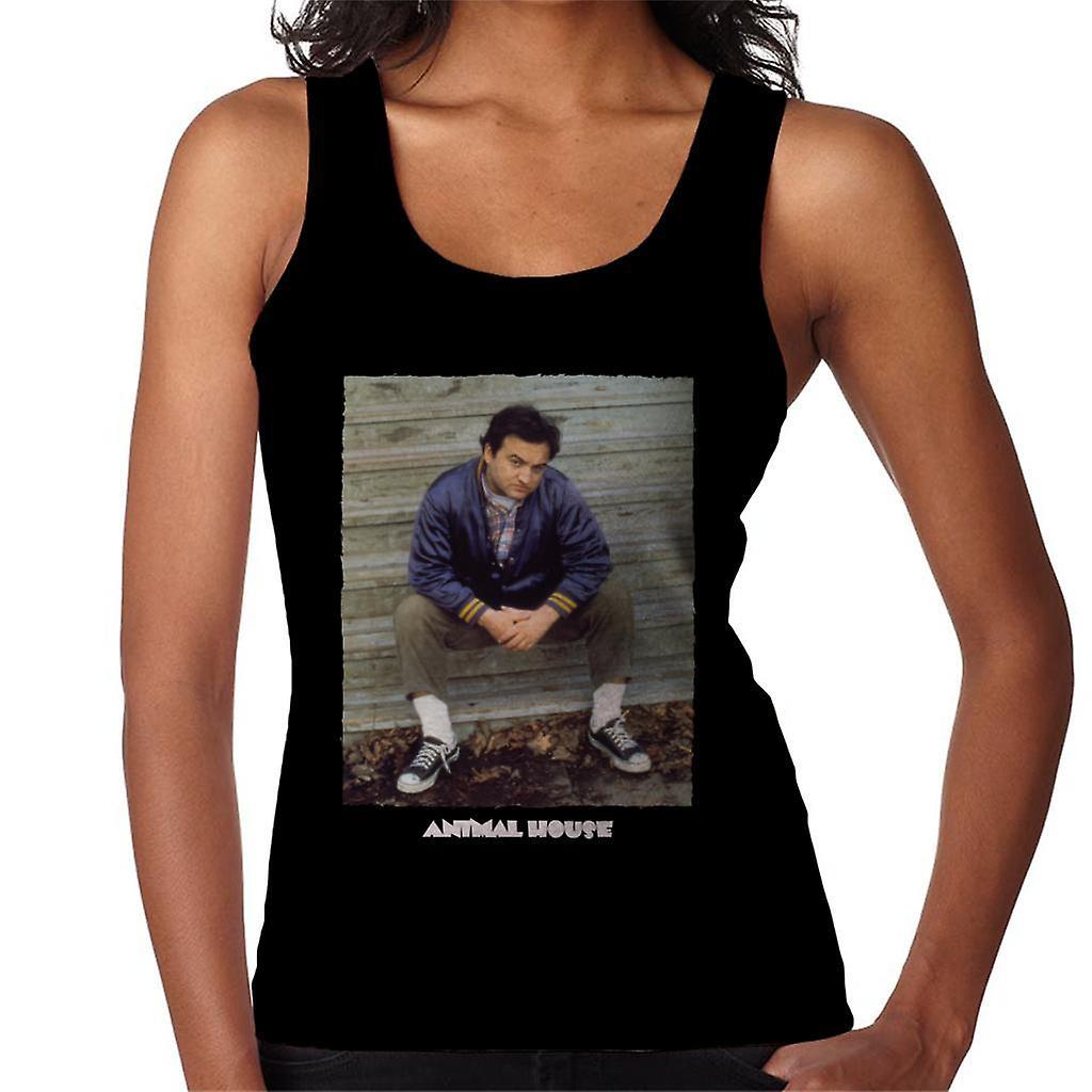 Animal House John Bluto Blutarsky Sitting Women's Vest Black X-Large