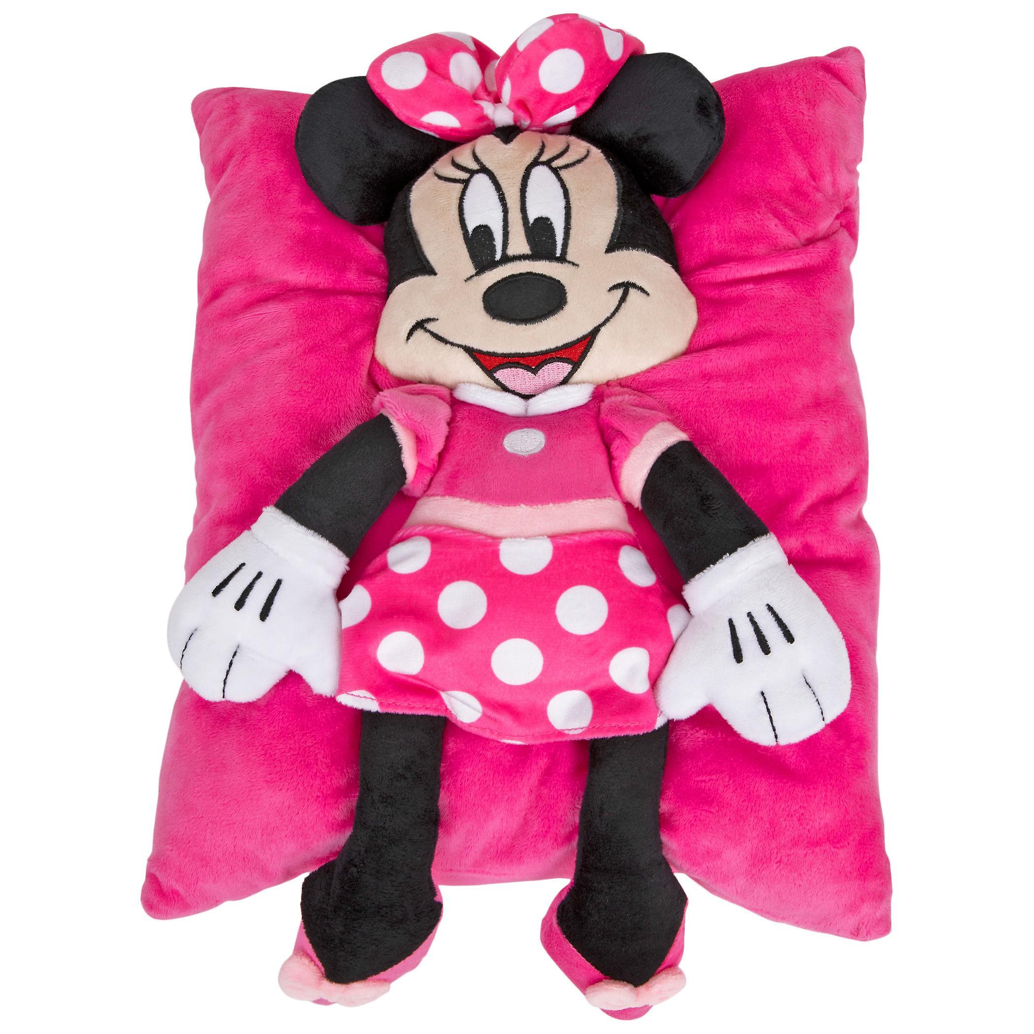 Cartoons Disney Minnie Mouse 3D Snuggle Pillow Multi-Color