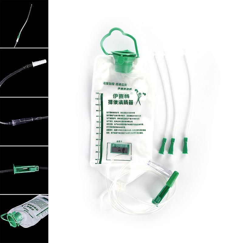 Shanghai Yiting Trading Co Ltd 1200ML Home enema colonic irrigation douche kit bag reusable cleansing detox One Size