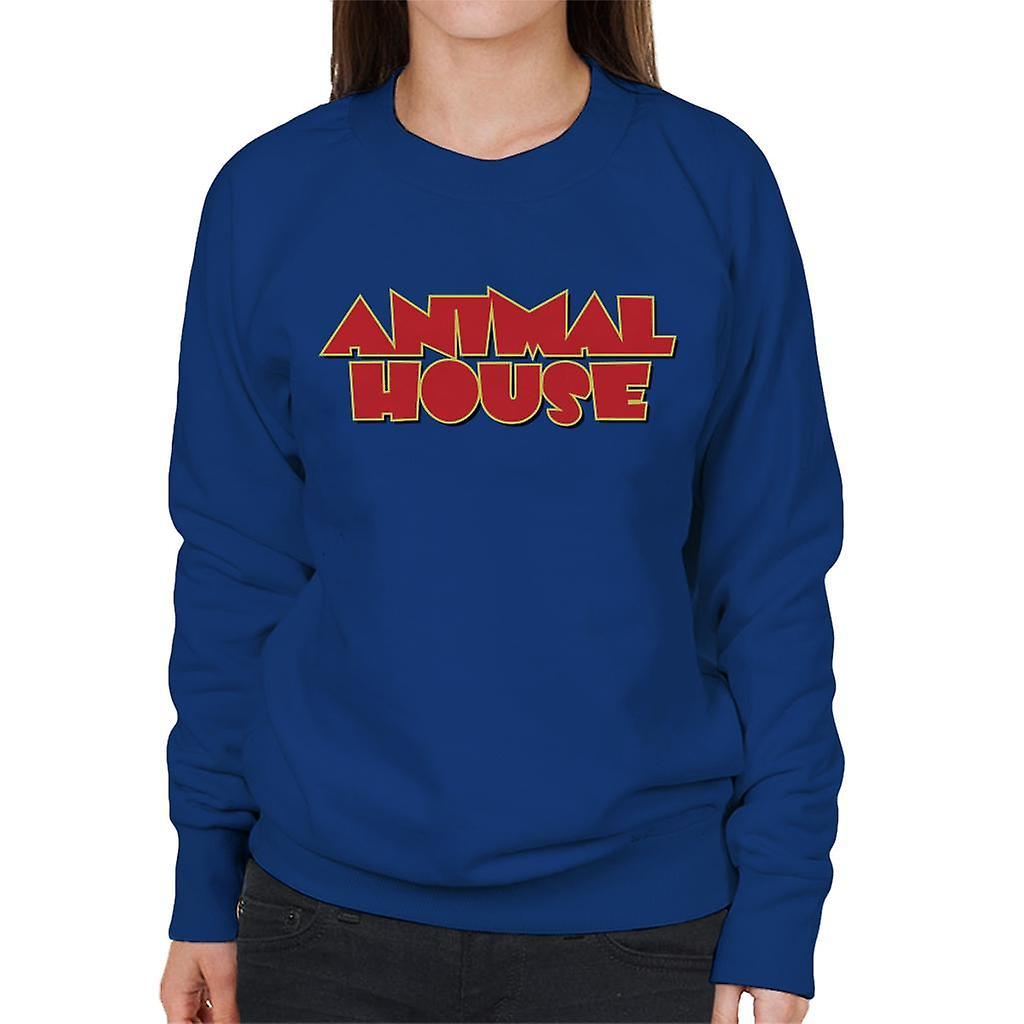 Animal House Red Logo Women's Sweatshirt Royal Blue Medium