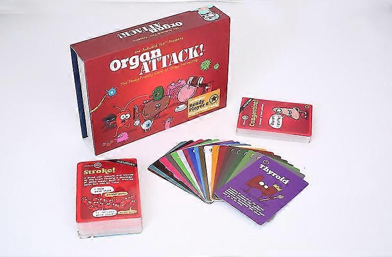 Jkw Organ Attack Tabletop Card Game Family Board Game For 2-6 Players