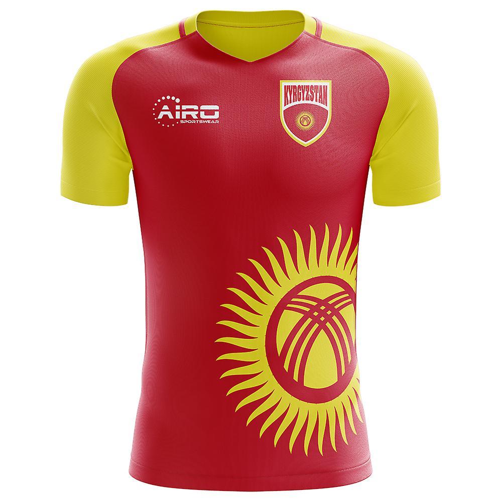 Airo Sportswear 2024-2025 Kyrgyzstan Home Concept Football Shirt Red L