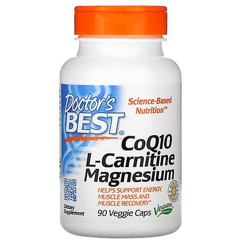 Doctor's Best Doctors Best CoQ 10 L-Carnitine Magnesium, 90 Veg Caps (Pack of 1)