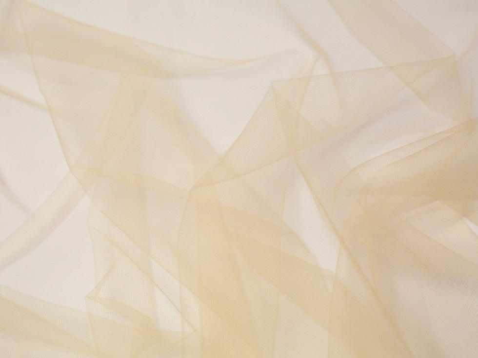 Minerva Core Range Soft Tulle Fabric Honey