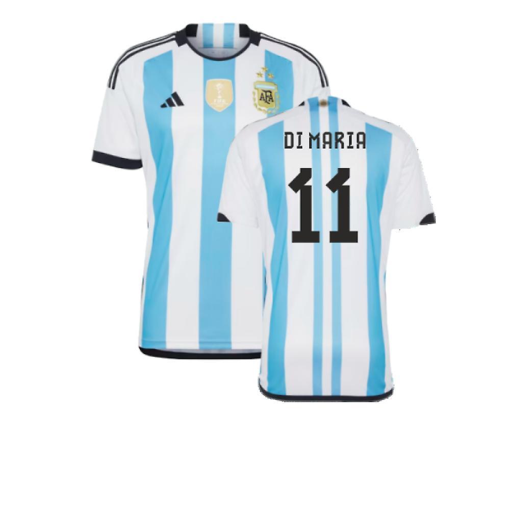 Adidas Argentina 2022 World Cup Winners Home Shirt (DI MARIA 11) Blue XXXL 48-50 inch Chest