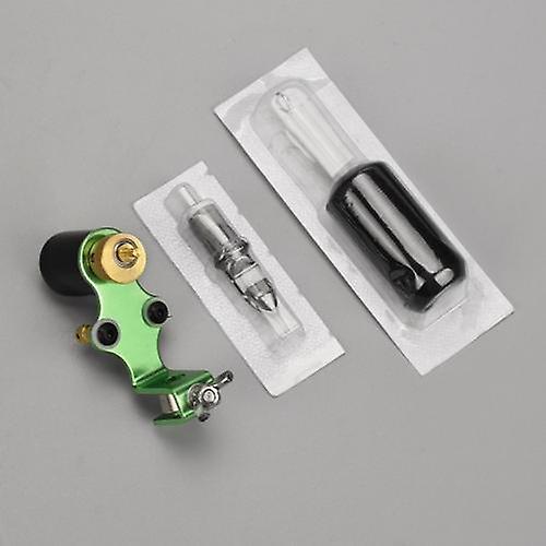 Slowmoose Tattoo Machine Kit With Quiet Motor Rotary Cartridge Needle -  Handle Set Green