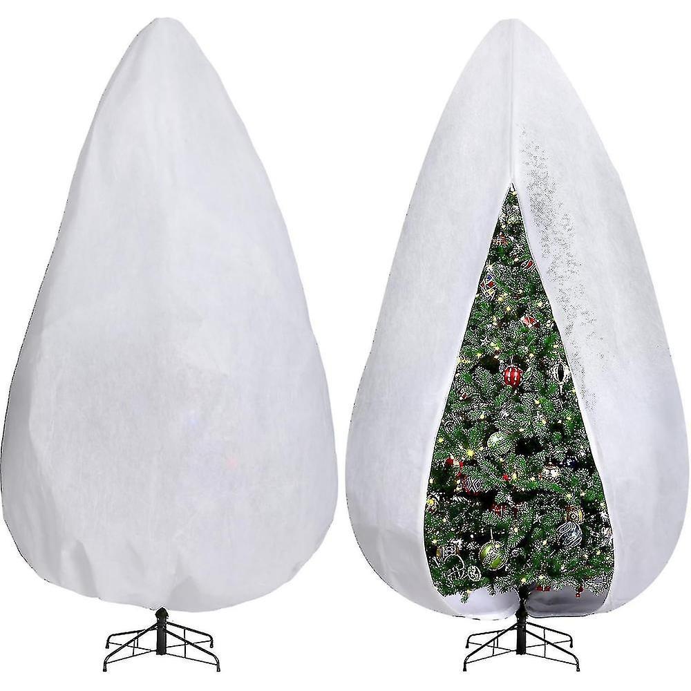 Hgxs 9 X 4ft Upright Christmas Tree Storage Bag - Adjustable Christmas Tree Storage Covers - Non-woven FZS 9FT x 6FT