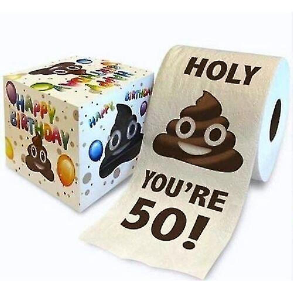 Hgxs Funny Toilet Paper Roll Birthday Decoration Birthday Gifts For Women Men Gift SKH 60th Birthday