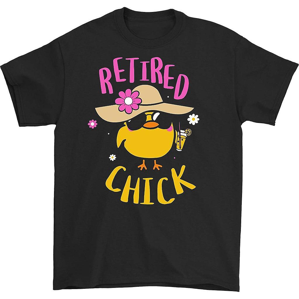 HISHARK Retired Chick T-shirt Black XL