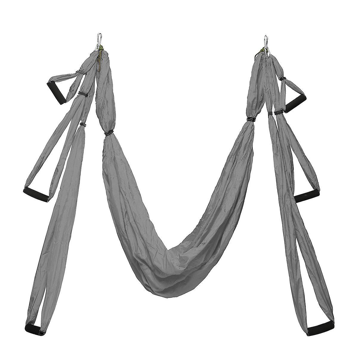 GreenZech Air yoga fitness swing hammock 550+lbs load capacity Grey