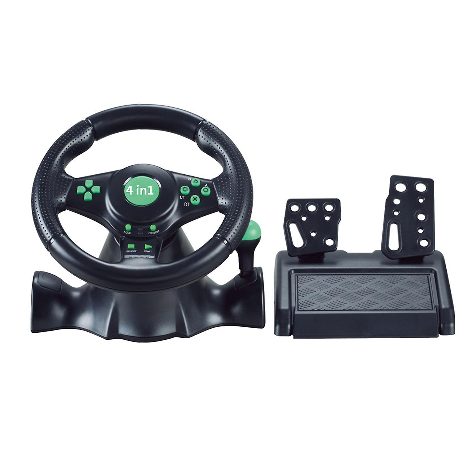 Smalibal Controller Wheel with Manual Brake And Shift Functions 180 Degree Rotation Fully Compliant USB Power Delivery Realistic Control Game Racin...