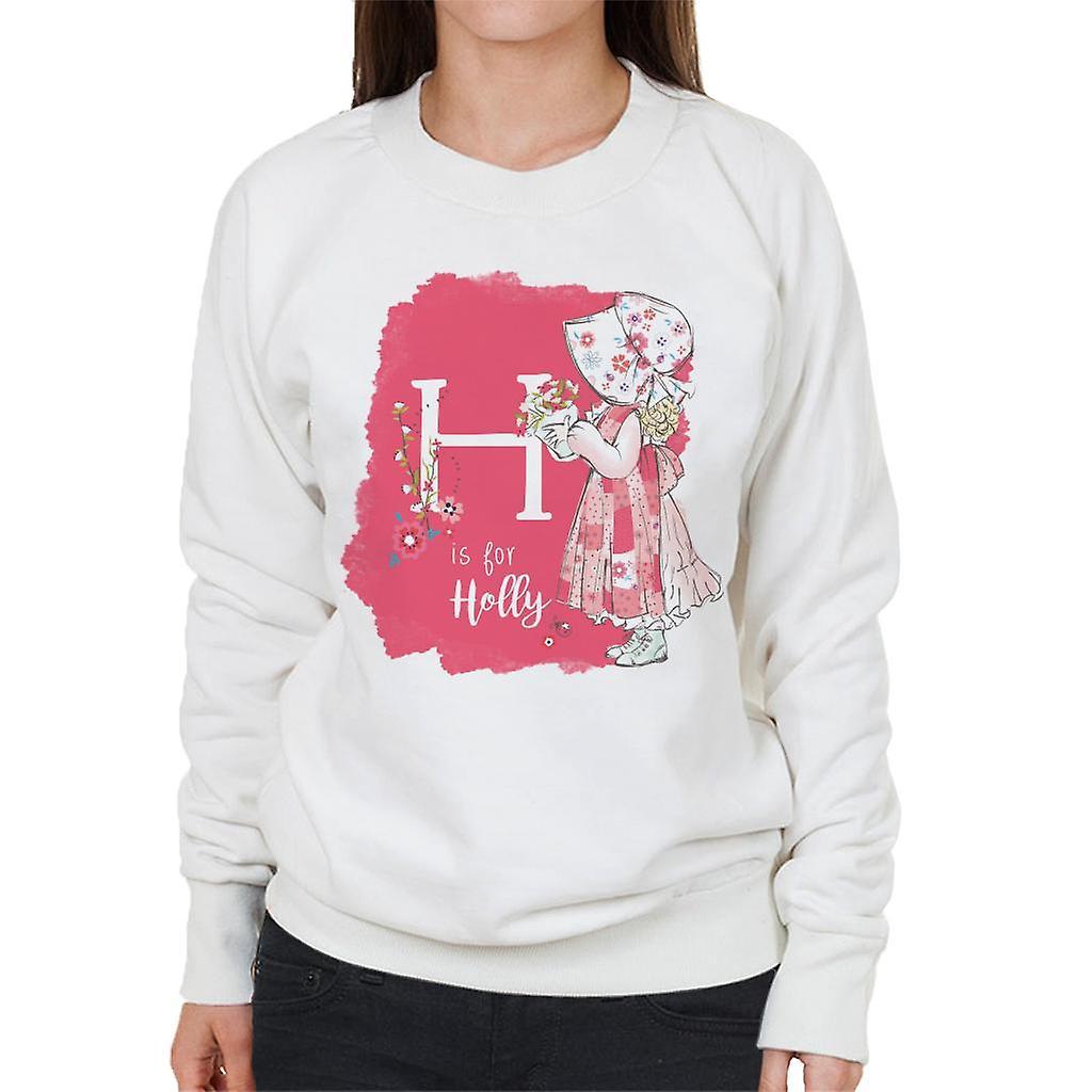 Holly Hobbie H Is For Holly Women's Sweatshirt White XX-Large