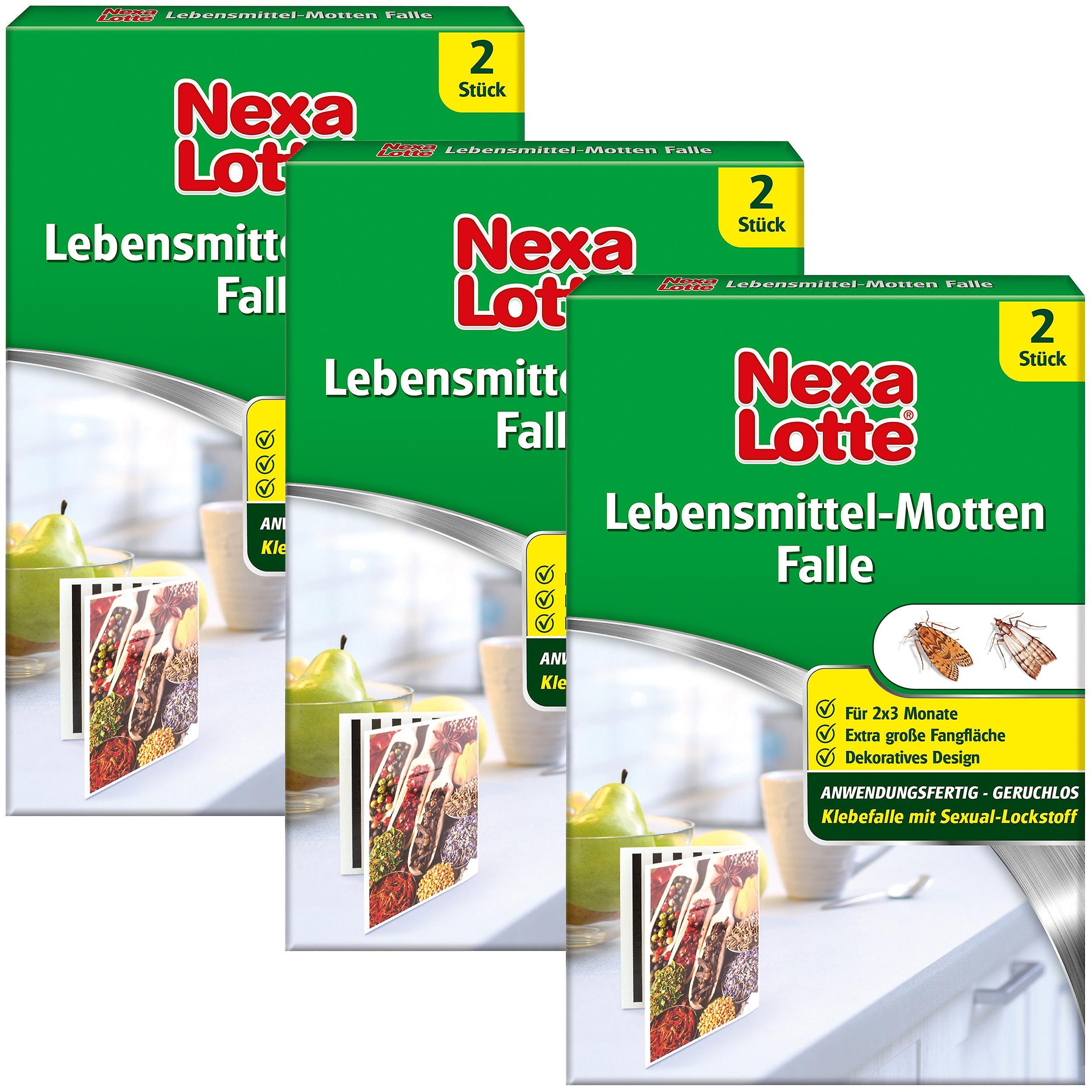 3 x NEXA LOTTE® Food Moth Trap, 2 pieces