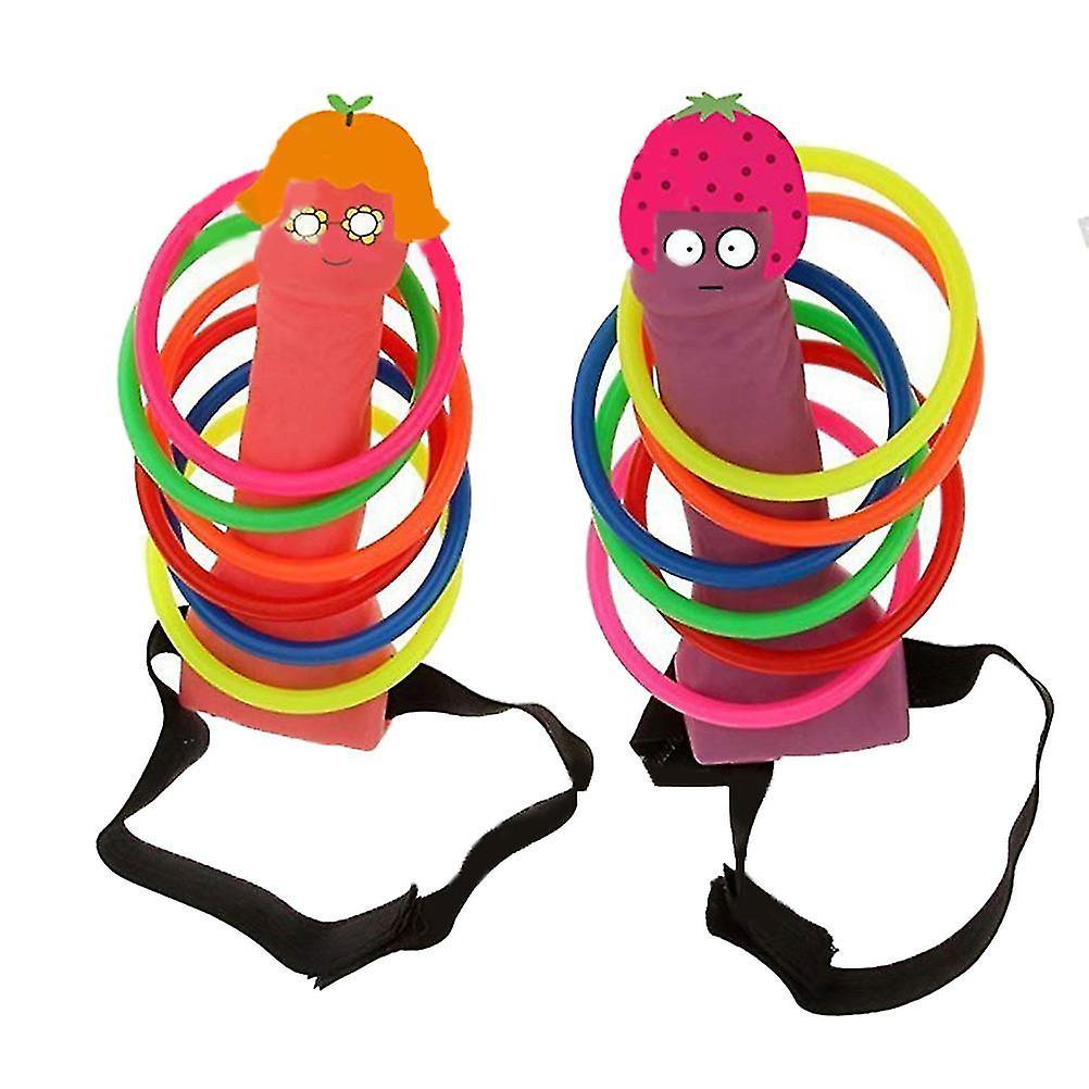 Ring Toss Games Bachelorette Party Ring Toss Game Set - 2 Packs of Novelty Toys and Supplies for Night Out Fun