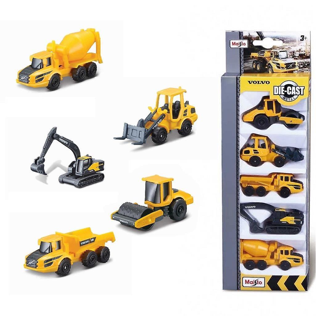 Maisto Volvo Construction 5 Pack of Die Cast Vehicles