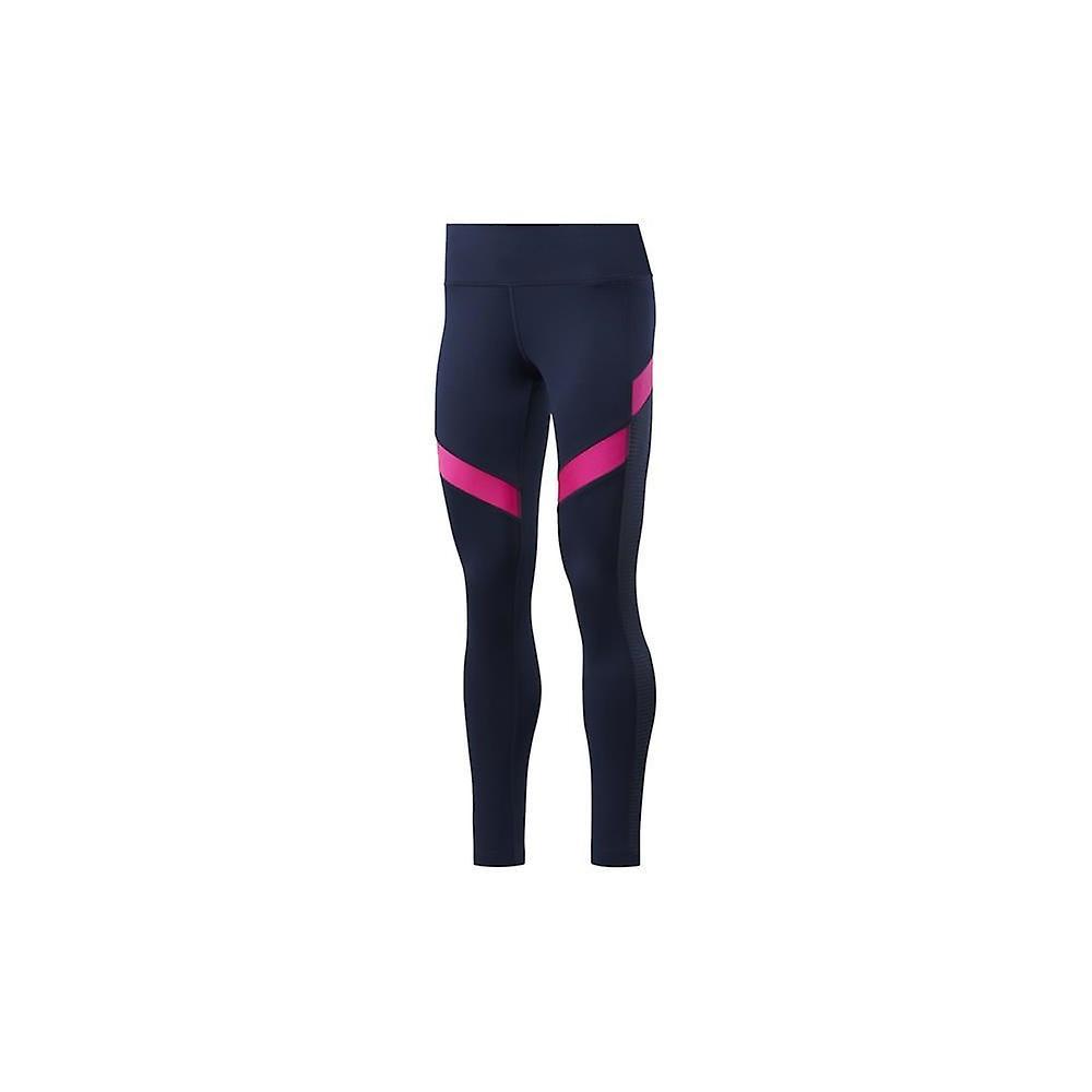 Reebok Wor Mesh Tight FU2349 running all year women navy/blue/pink 176 - 181 cm/L