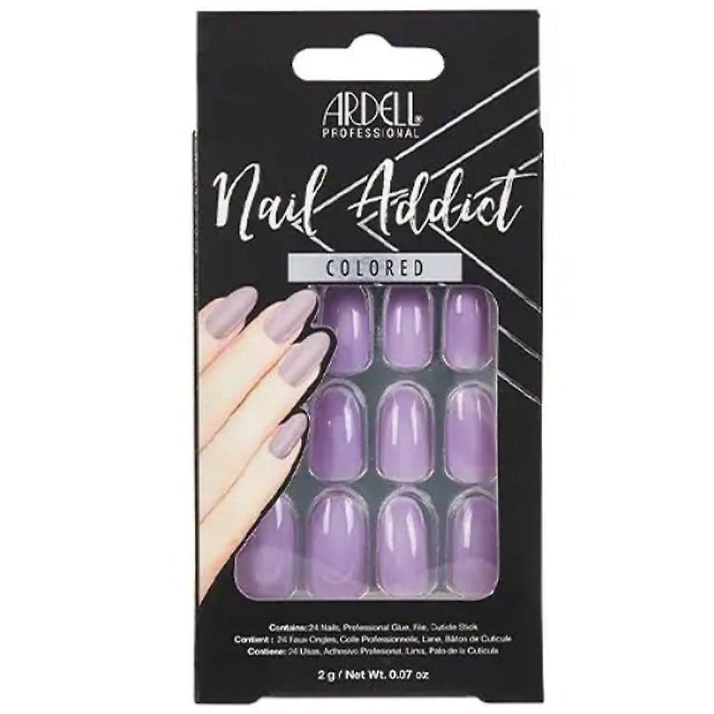 Ardell Nails Ardell Beauty Nail Addict Solid False Nails - Lovely Lavender (24 Nails) (66437)