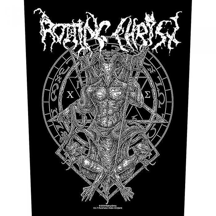 Rotting Christ Hellenic Black Metal Patch Black/White One Size