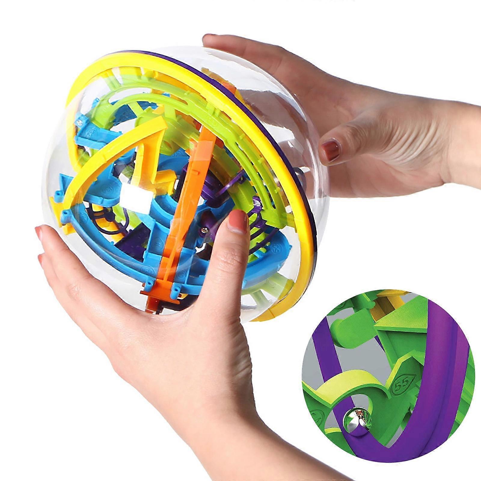 Flye Maze Game with 158 Obstacles Laby rinth Ball Puzzle Toy Magical Maze Ball 242863 A