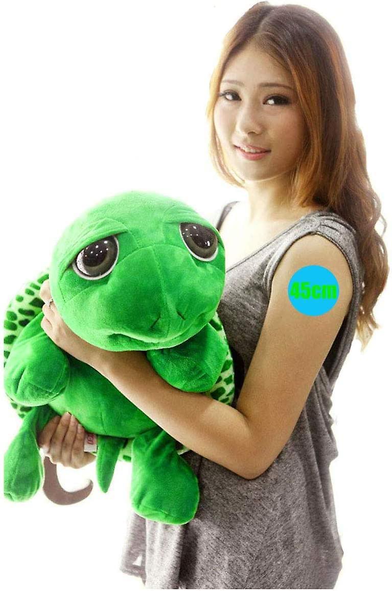 Ubiuo Plush Turtle Stuffed Animal Toys Big Eyes Sea Turtle Tummy Hugging Pillow Travel